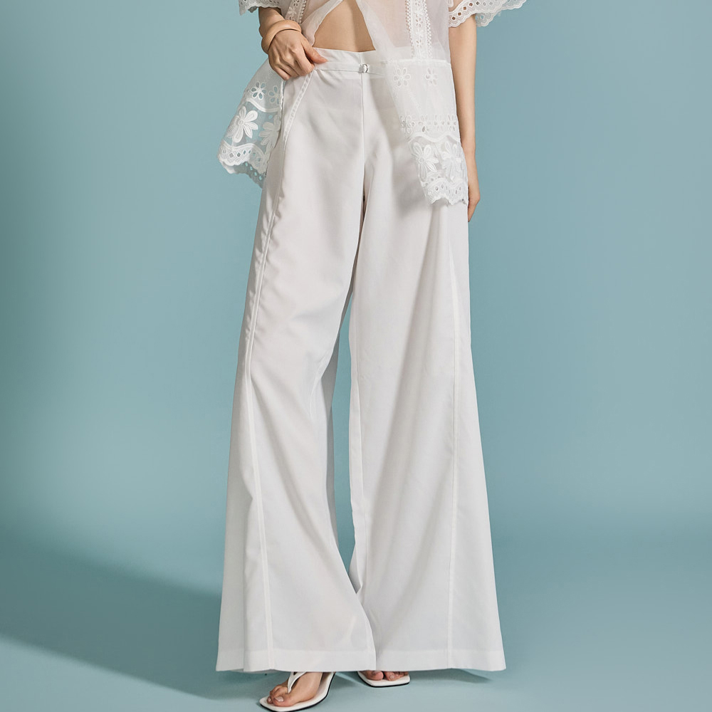 P3196 D-ring Wide Pants Korea