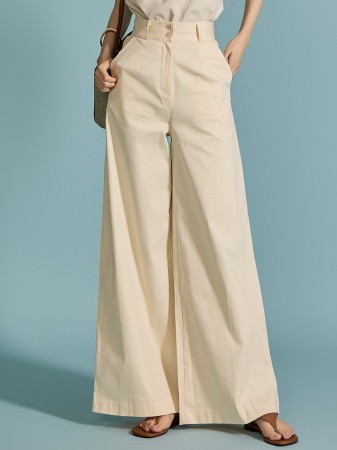 P3197 Flared Chino Pants Korea