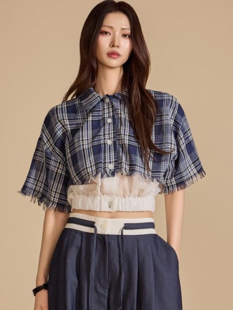 S650 Plaid Shirt Korea