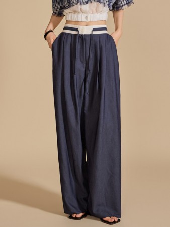 P3200 Color Contrasting Pants Korea