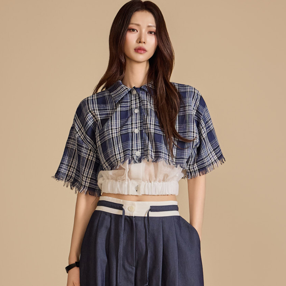 S650 Plaid Shirt Korea