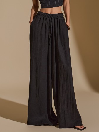 P3213 Linen Wide Pants Korea