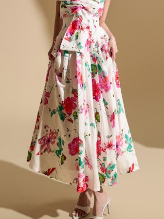SK9242 Flower Skirt Korea