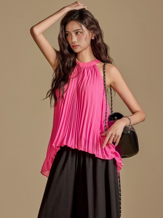 B2988 Pleated Blouse Korea