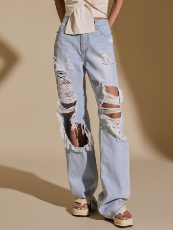 PJ528 Distressed Jeans Korea