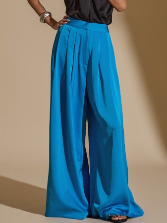 P3207 Pintuck Wide Pants Korea