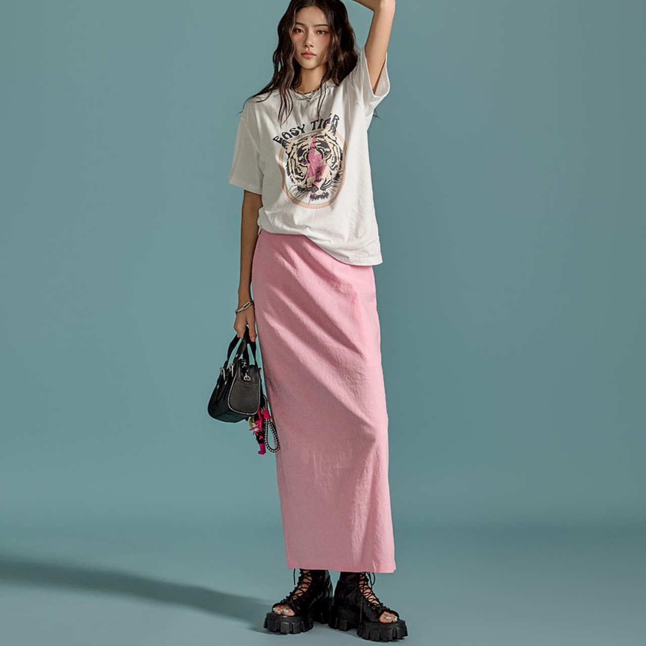 SK2781 Linen Skirt Korea