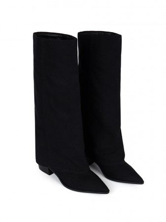 AR-3327  Fold Over Long Boots Korea