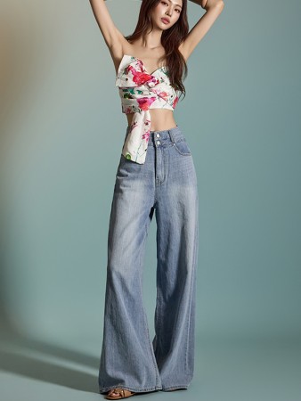 PJ525 Wide Jeans Korea