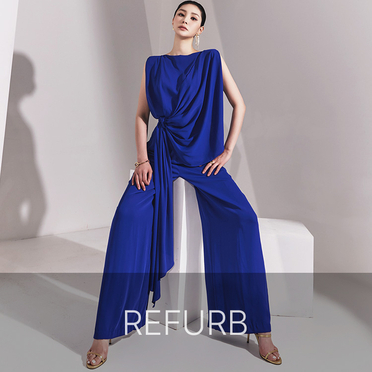 PS3361 Cooling Draped Jumpsuit Korea