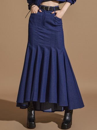 SK2798 Denim Skirt Korea