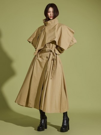 J2356 Belted Trench Korea