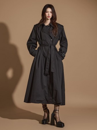 J2356 Belted Trench Korea