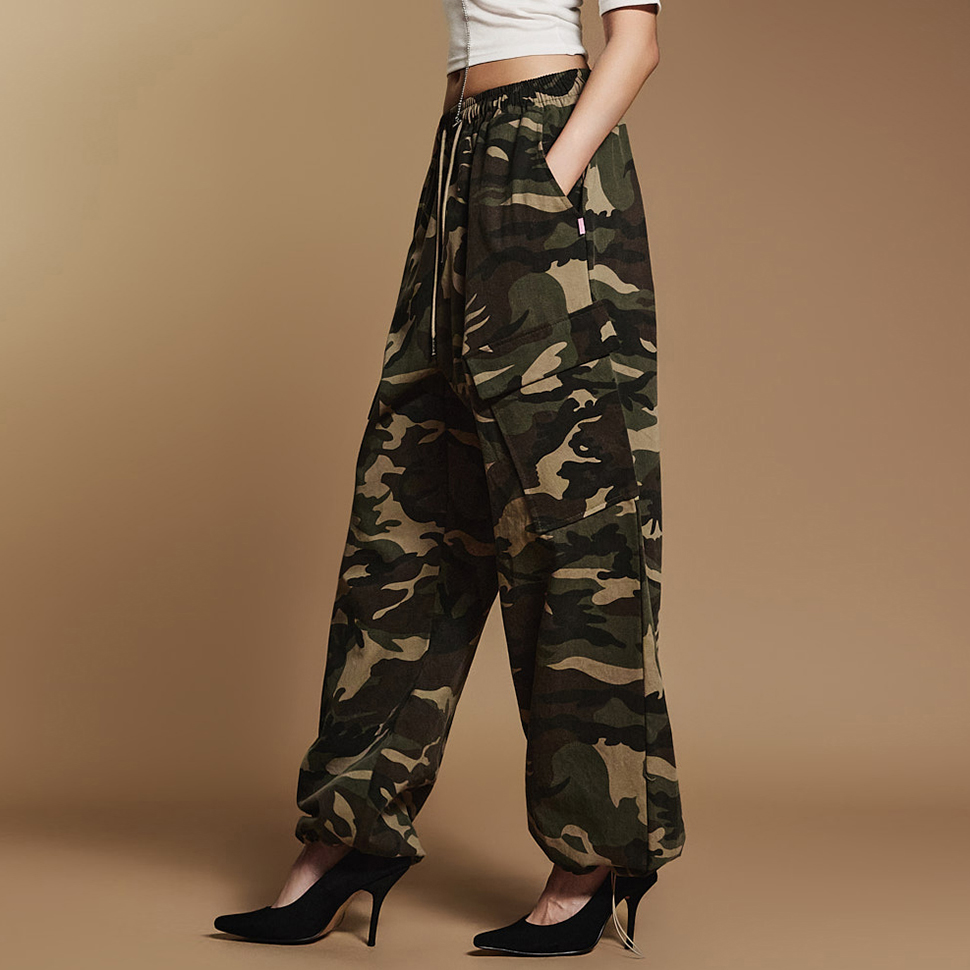 P3255 camouflage Pattern Pants Korea