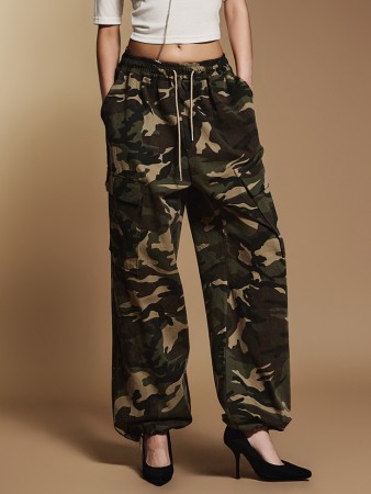 P3255 camouflage Pattern Pants Korea