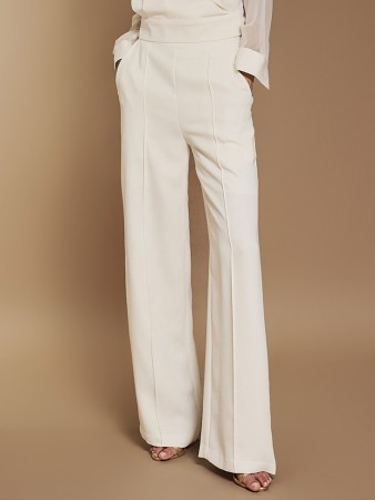 P3256 Pintuck Wide Slacks Korea