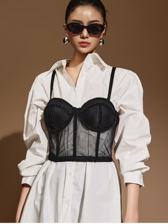 E3529 Cubic Bustier Korea