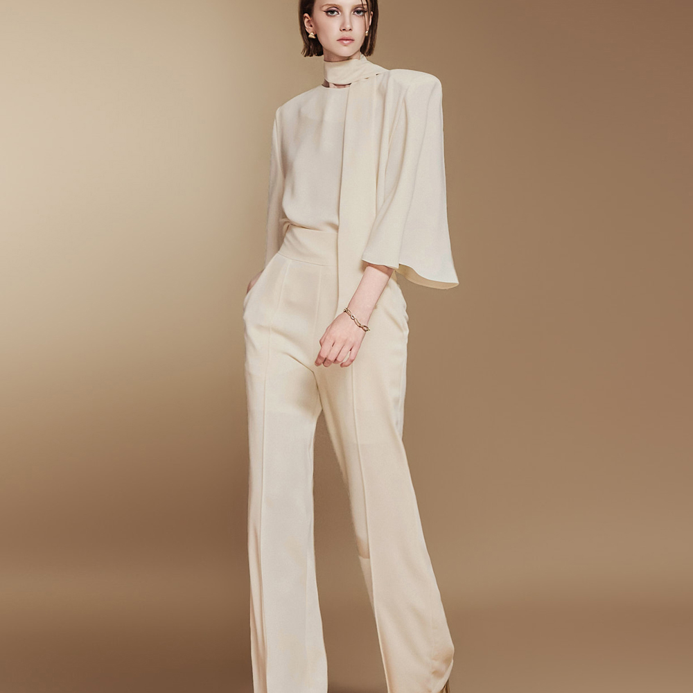 TP1941 Blouse and Slacks Set Korea