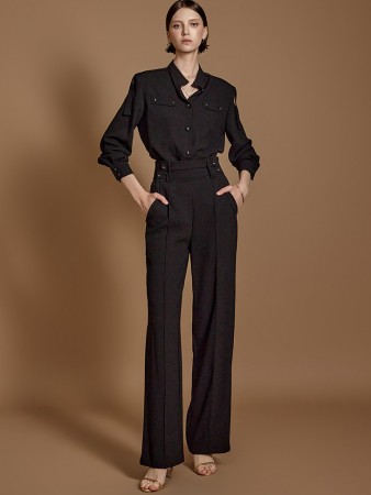 TP1950 Blouse and Slacks Set Korea